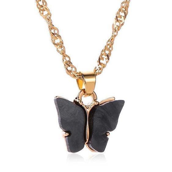 Eclipse Butterfly Necklace