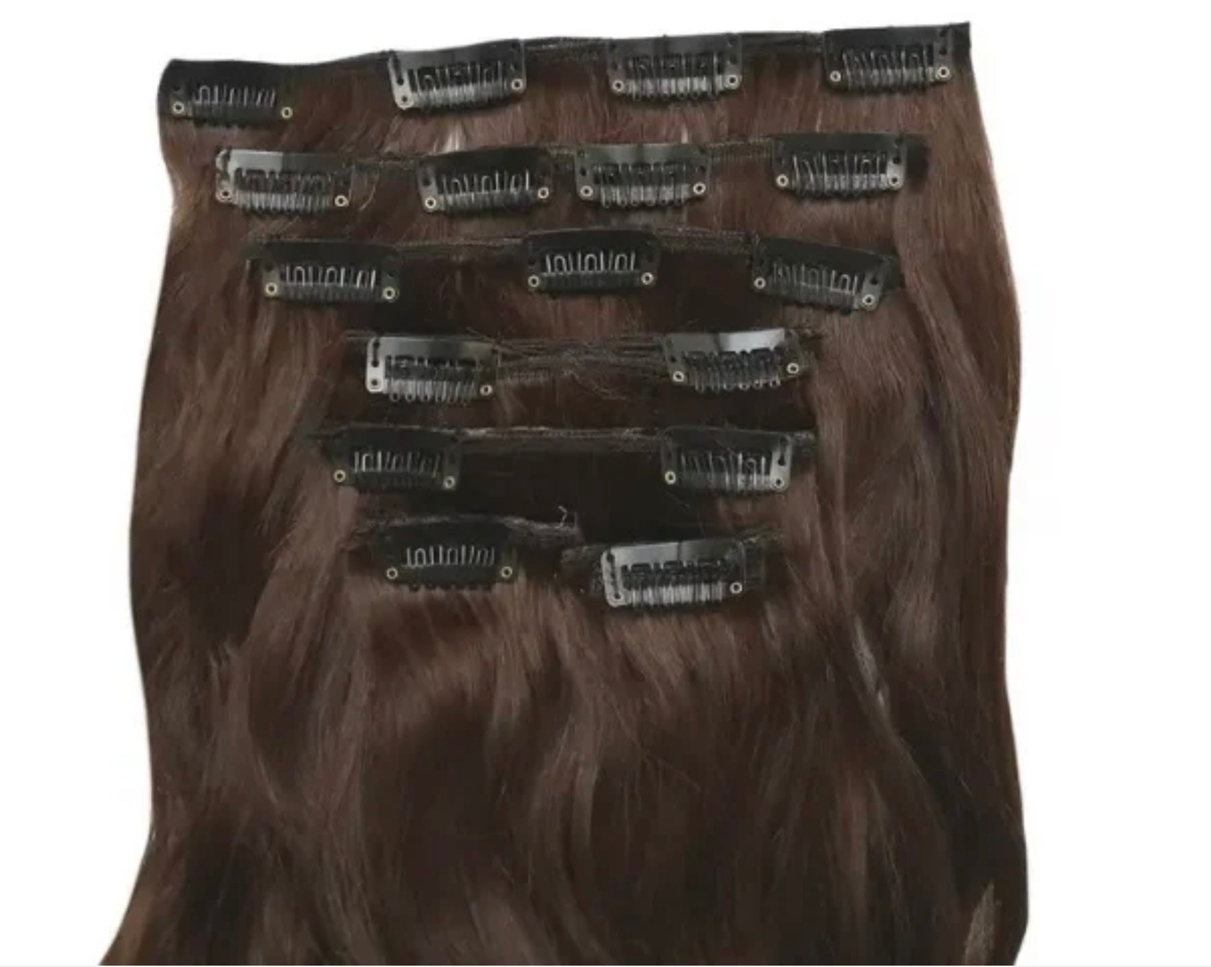 Clip in hair extensions - 100% Brazilian Remy Human Hair Straight