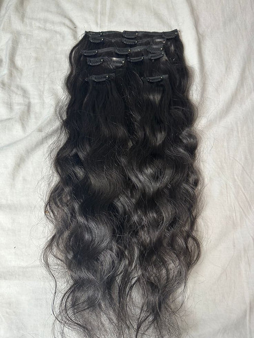 10pc Luxury Human Hair Clip-in Extension