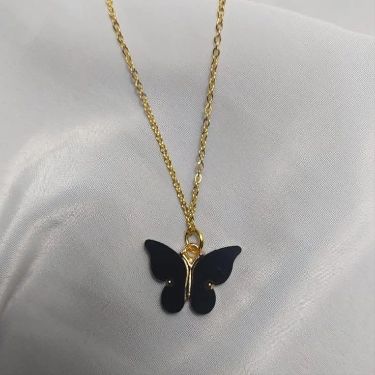 Eclipse Butterfly Necklace