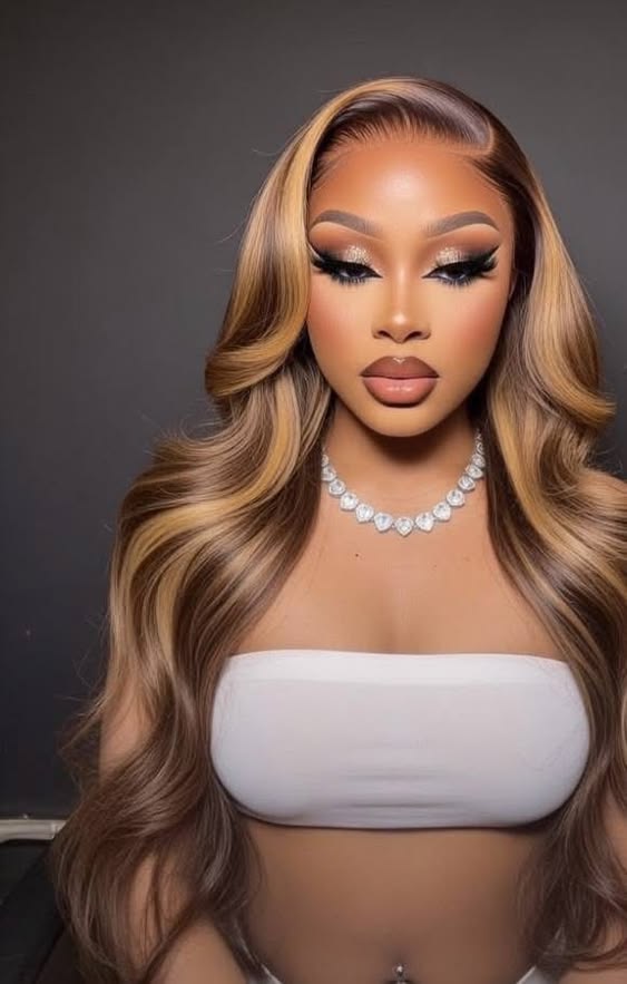 Body Wave Lace Front Wig human blend wig