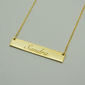 Personalised Nameplate Necklace